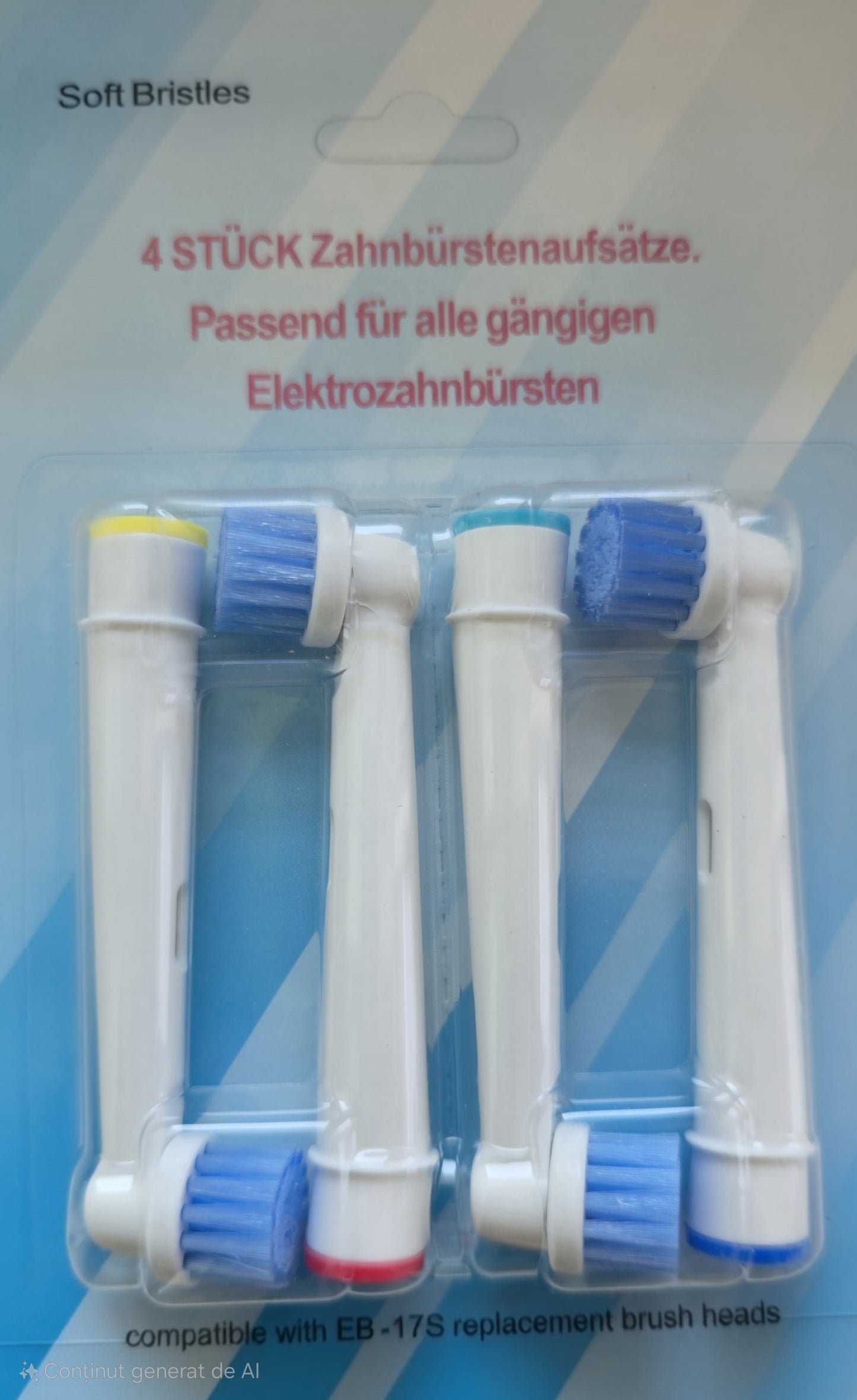 Capete periuță electrică sensitive 4 buc – Compatibile Oral-B Pro 500–8000