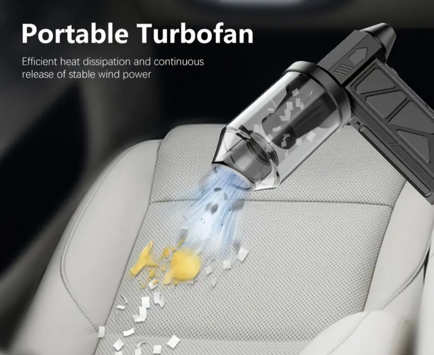 🌬 Ventilator Irbo multifuncțional de inaltă viteză - Funcție de suflant de praf și aspirare, Baterie Li-Ion 18650, Încărcare USB