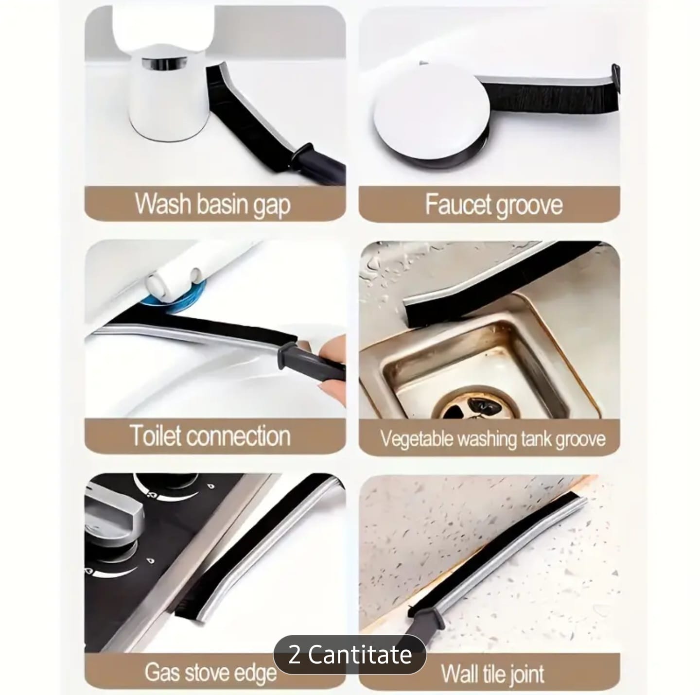 ⭐ Set curățenie: Ștergător cu pulverizator + Perie spații înguste – Doar 46 lei!