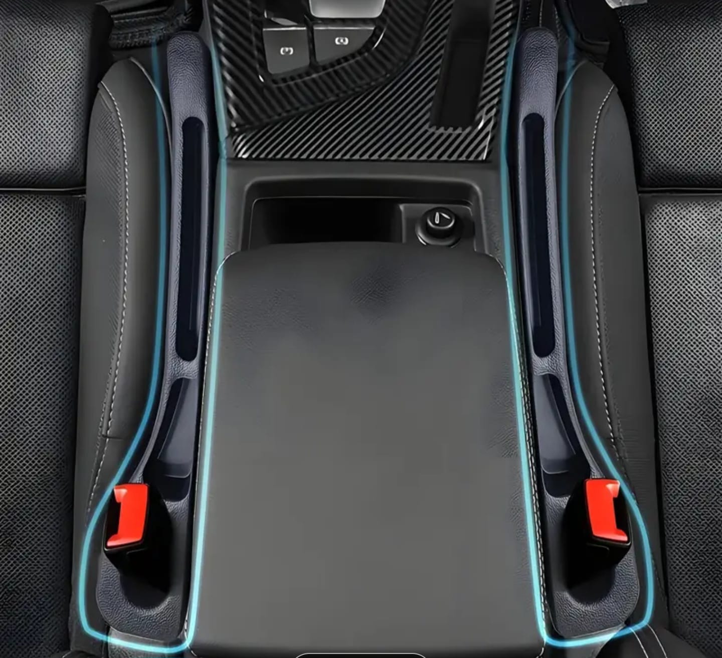 Set 2 Organizatoare pentru spațiul dintre scaune – Stop Pierderii Obiectelor în Mașină