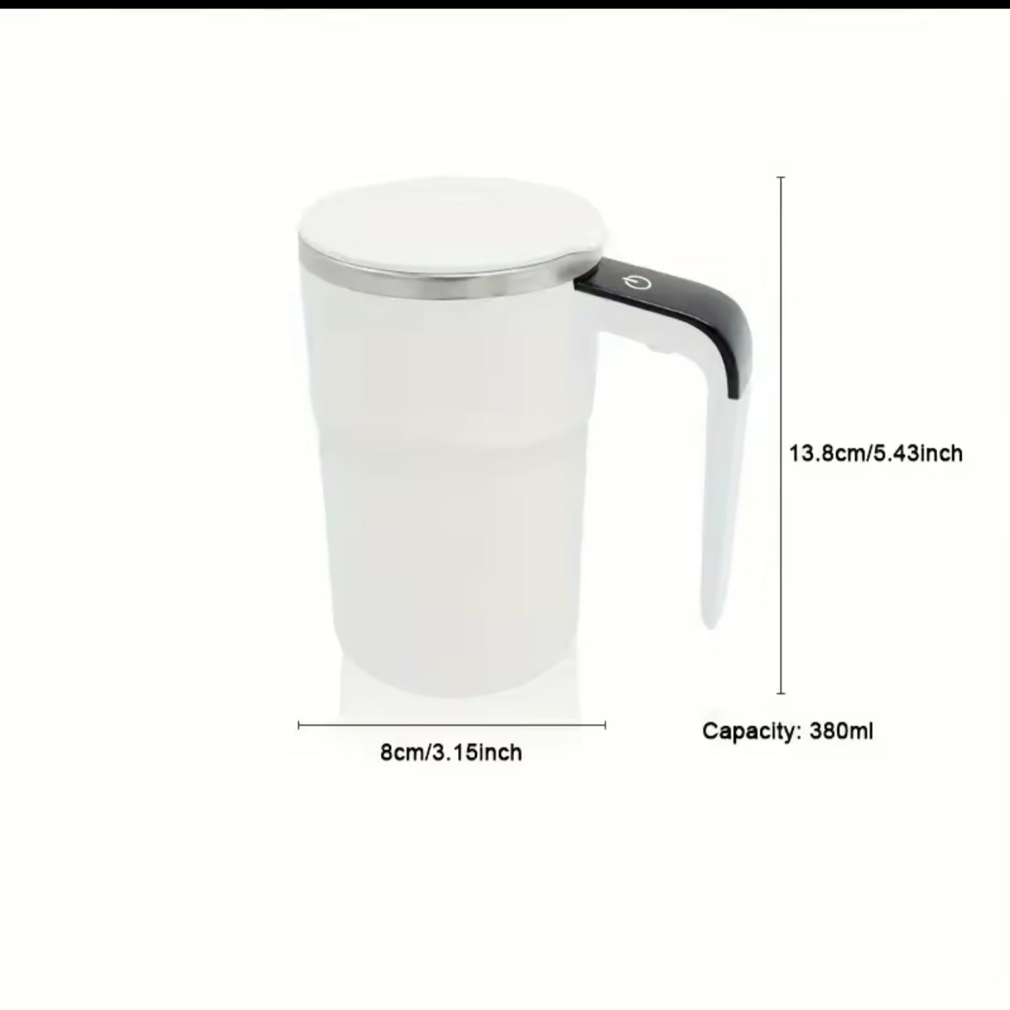 🥛Cana inteligentă cu amestecare automată și afișaj digital al temperaturii