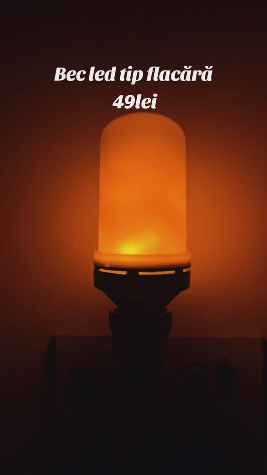Bec led tip flacara